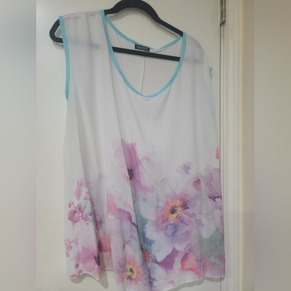 Vanilla Sugar top, floral print
